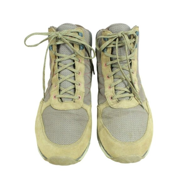 LL Bean Snow Sneaker 5 Brown Suede Stain Resistant Ankle Boots Size 12 Wide - Picture 5 of 9